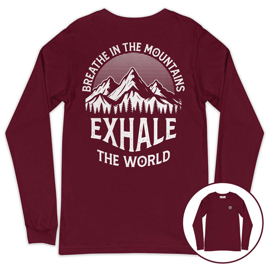 Breathe in the Mountains Long Sleeve Tee