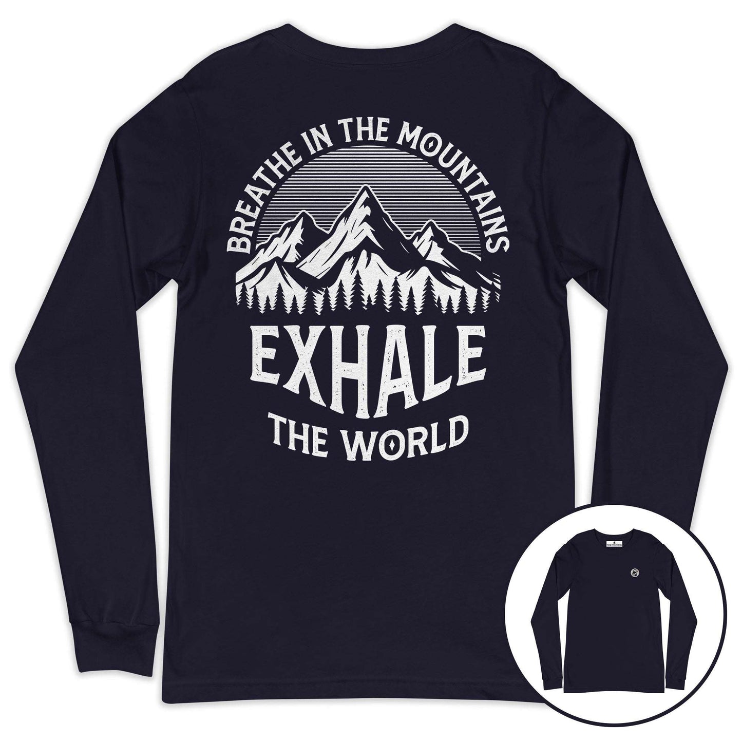 Breathe in the Mountains Long Sleeve Tee