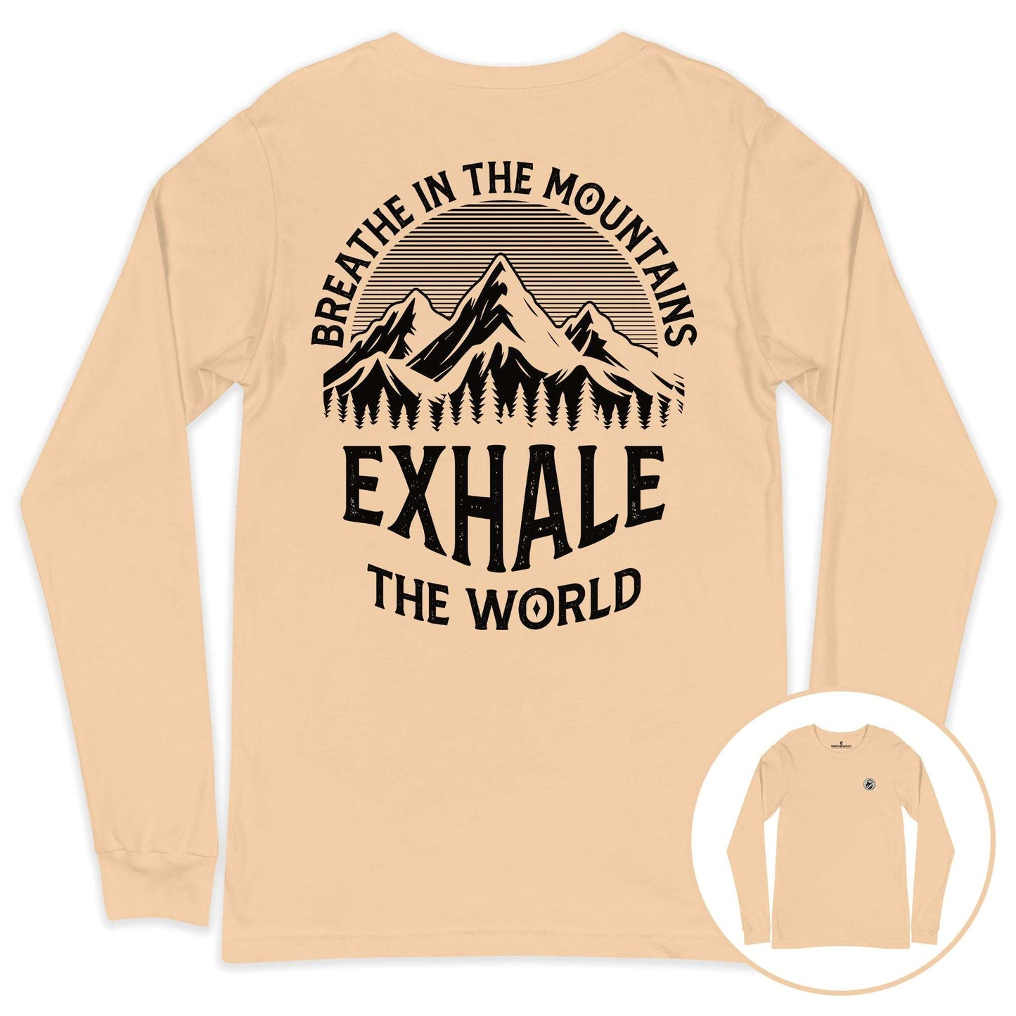 Breathe in the Mountains Long Sleeve Tee