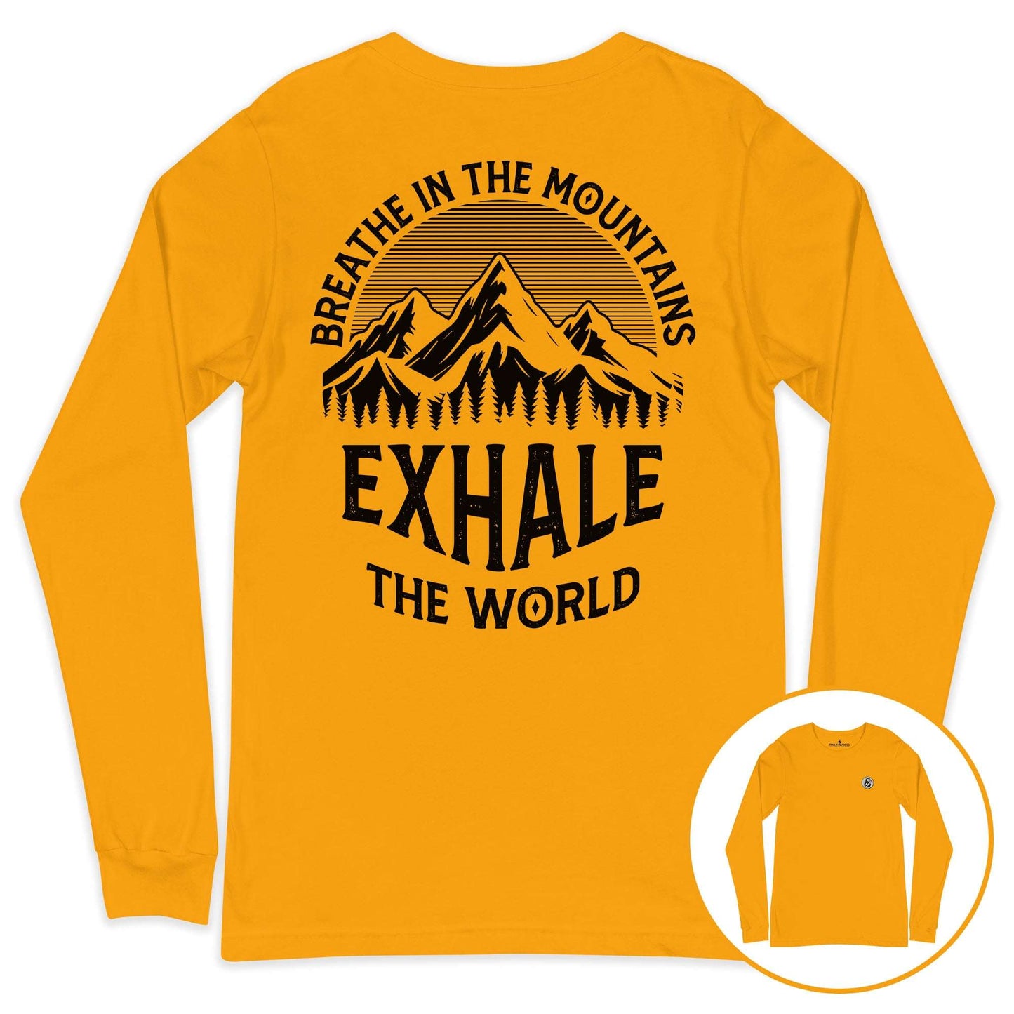 Breathe in the Mountains Long Sleeve Tee