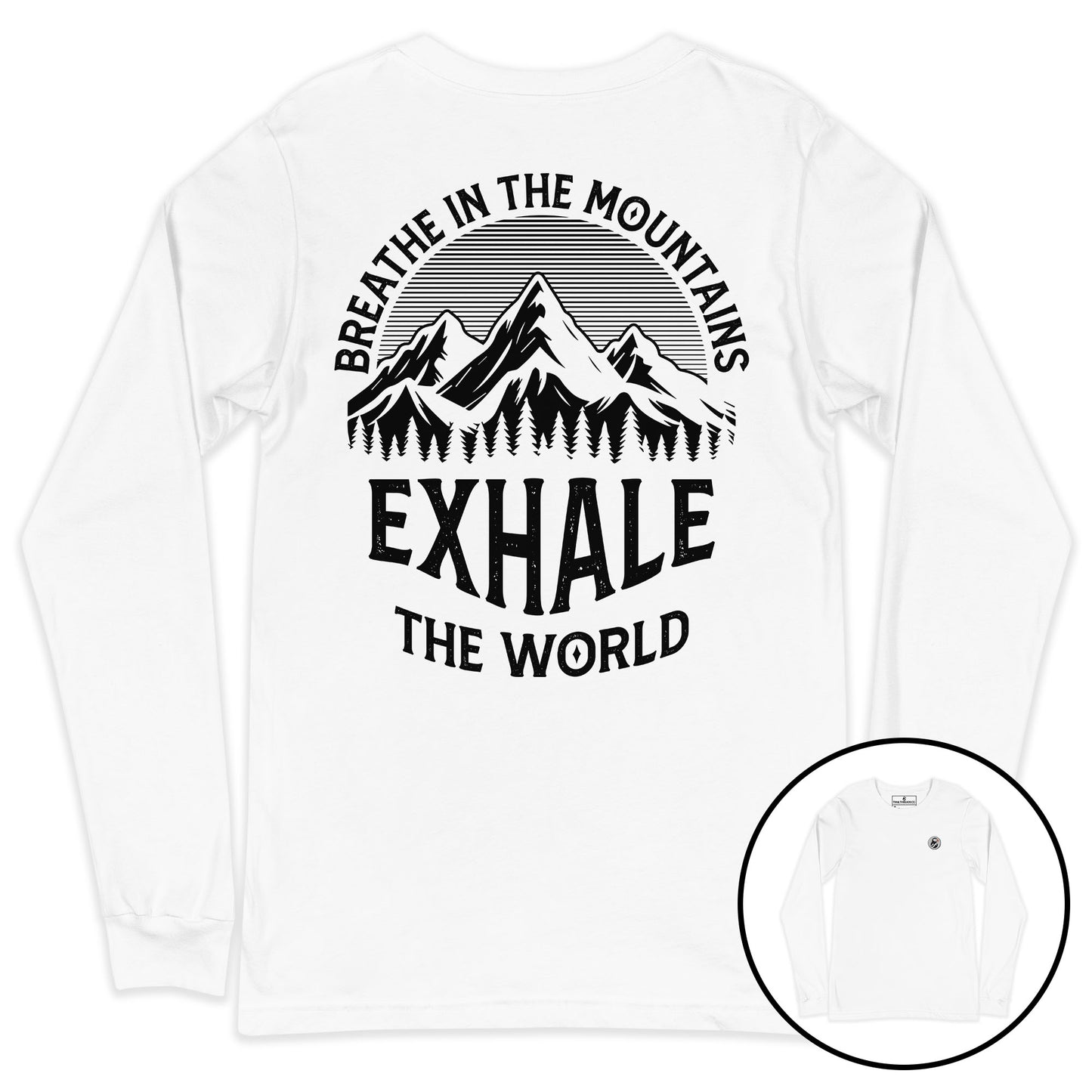 Breathe in the Mountains Long Sleeve Tee