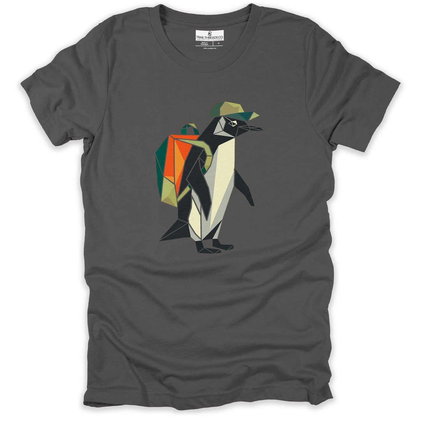 Geometric Penguin Explorer T-shirt