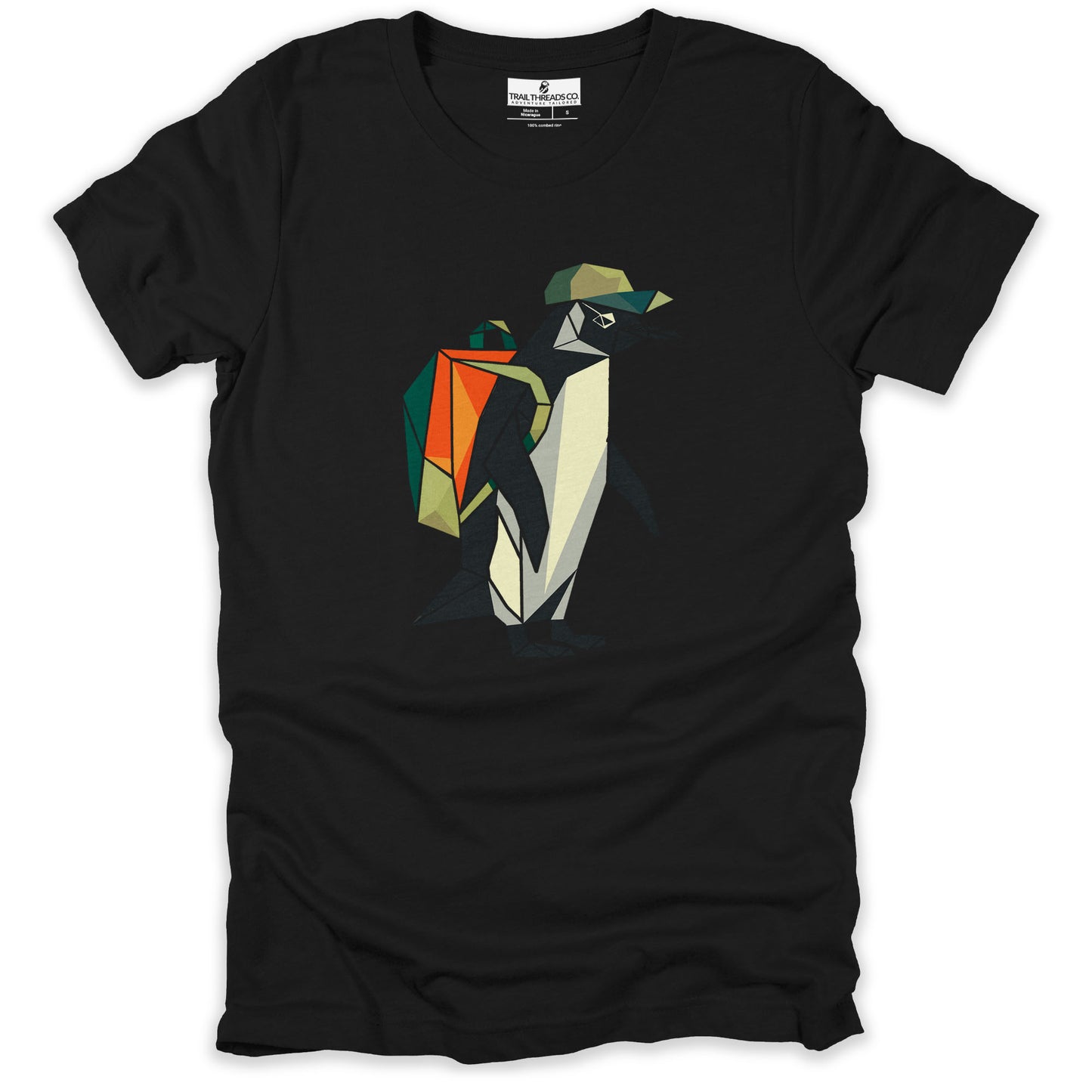 Geometric Penguin Explorer T-shirt