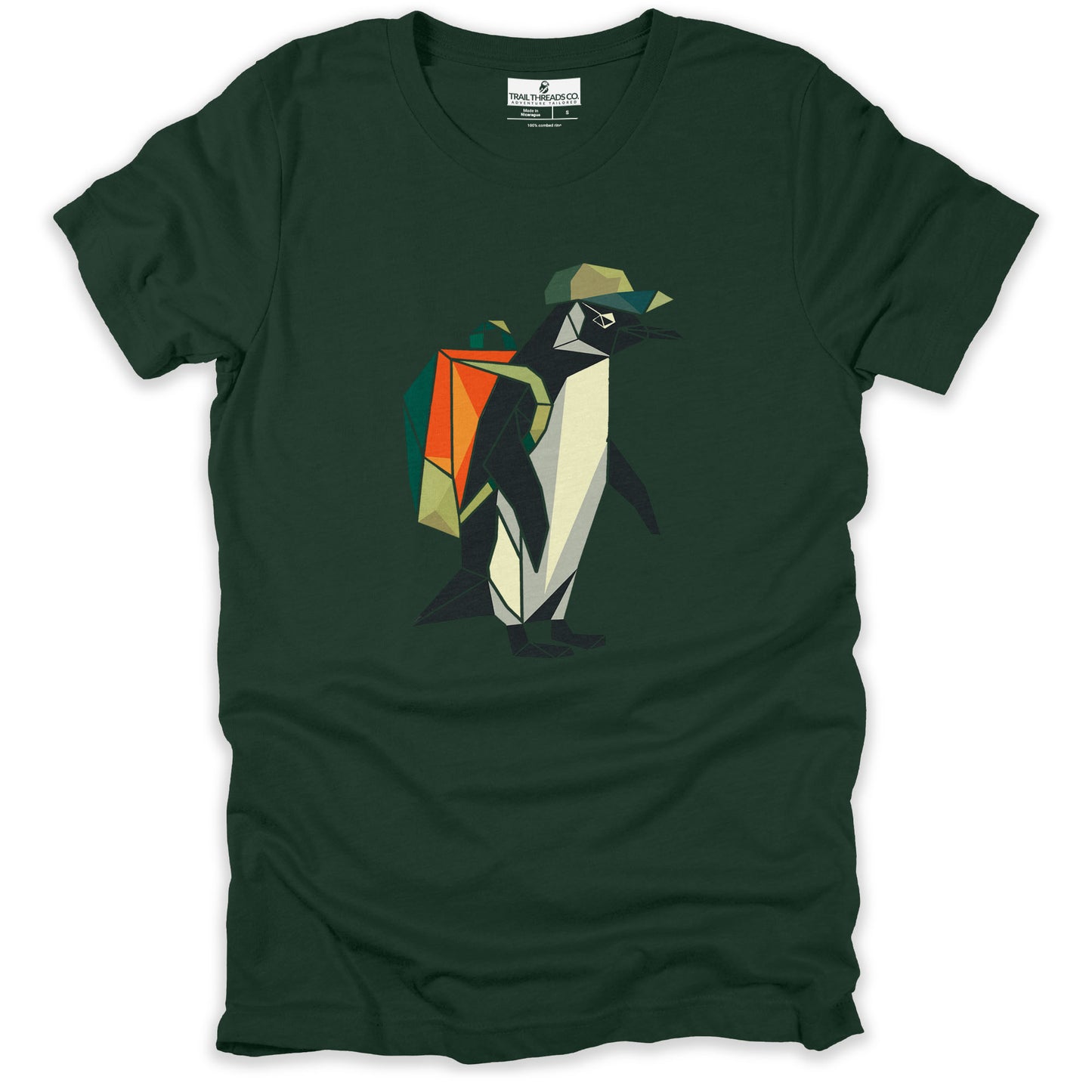 Geometric Penguin Explorer T-shirt