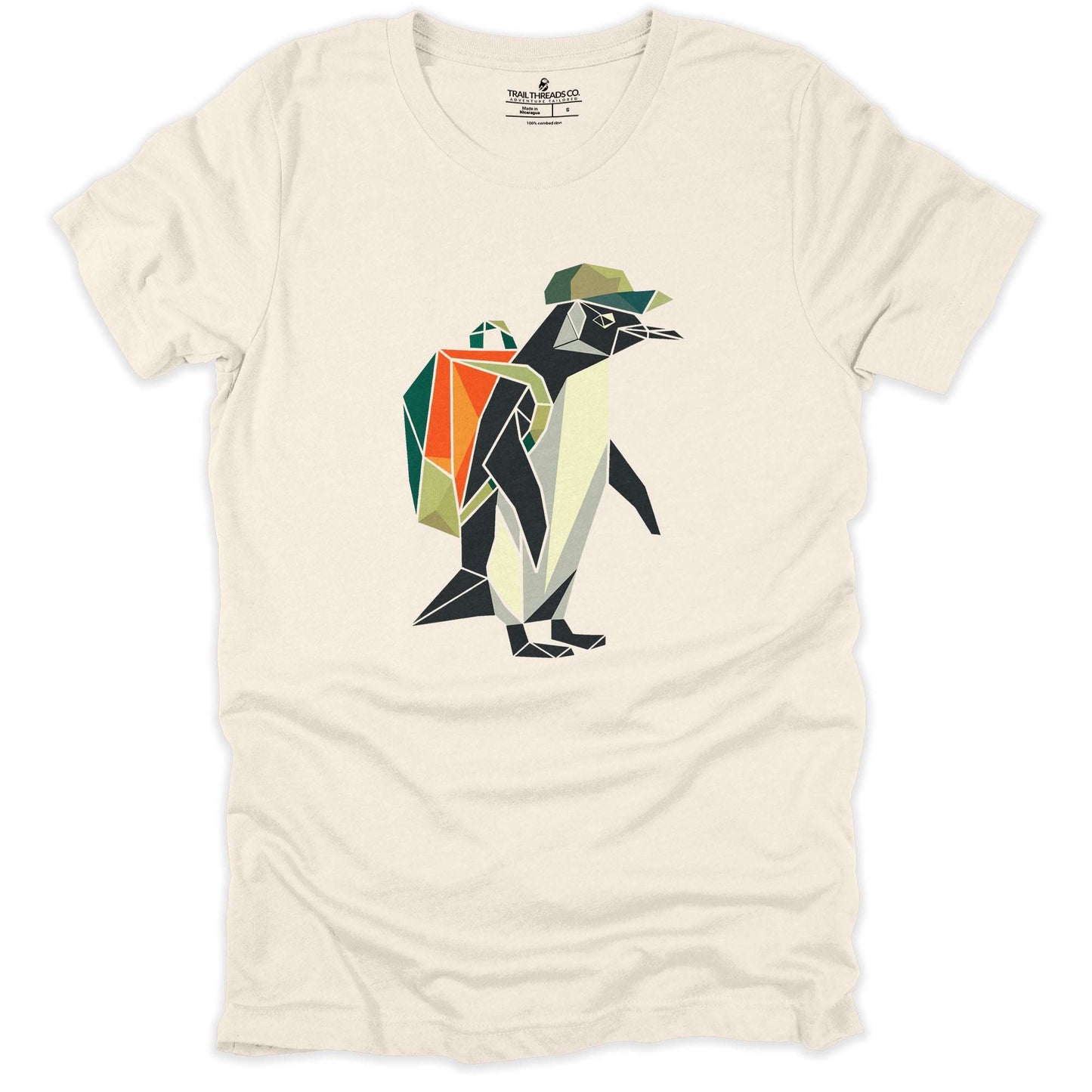 Geometric Penguin Explorer T-shirt