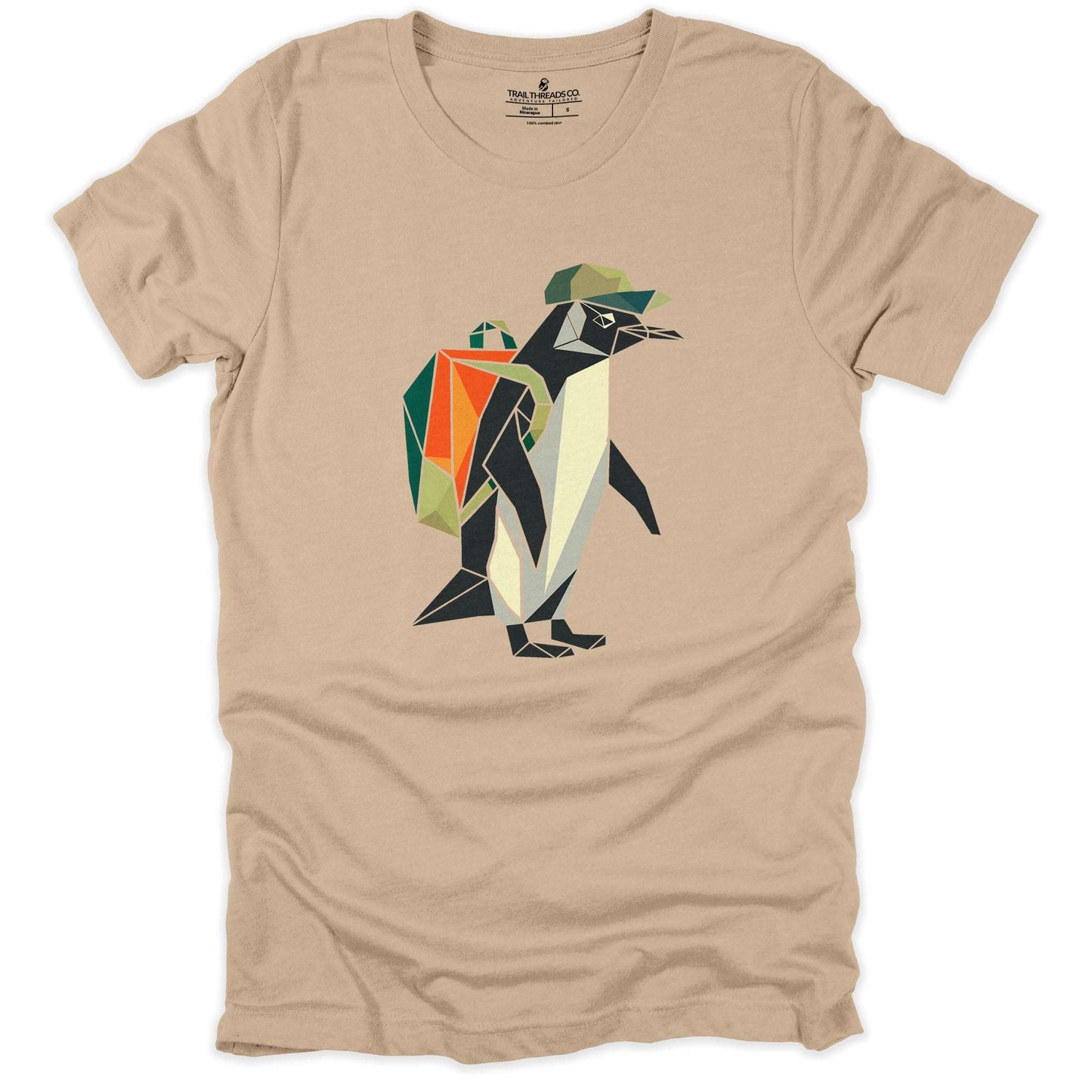 Geometric Penguin Explorer T-shirt