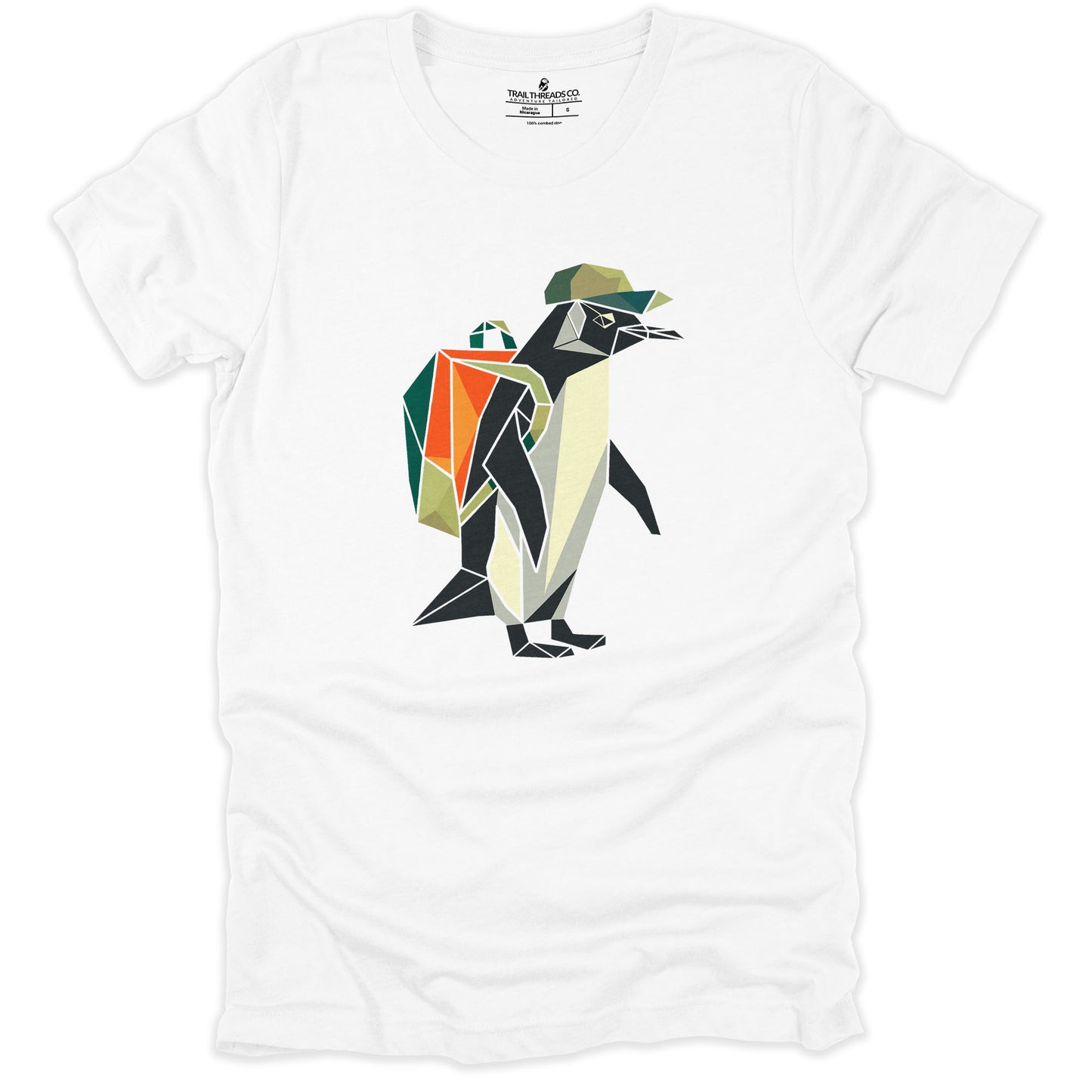 Geometric Penguin Explorer T-shirt