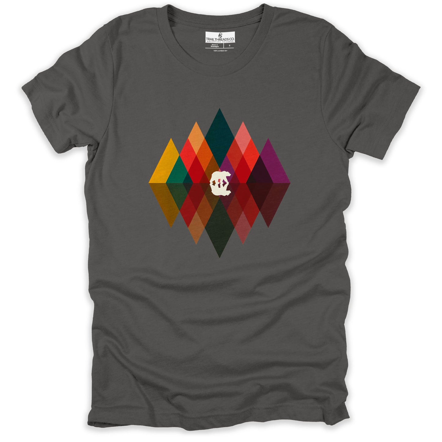 Geometric Wilderness Bear T-shirt