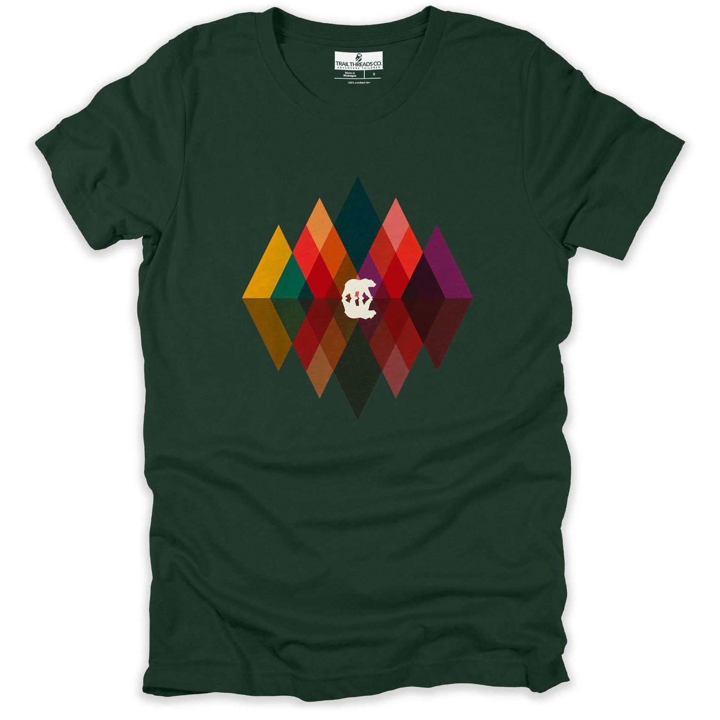 Geometric Wilderness Bear T-shirt