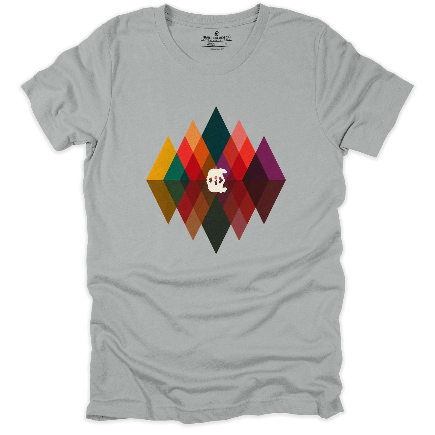 Geometric Wilderness Bear T-shirt