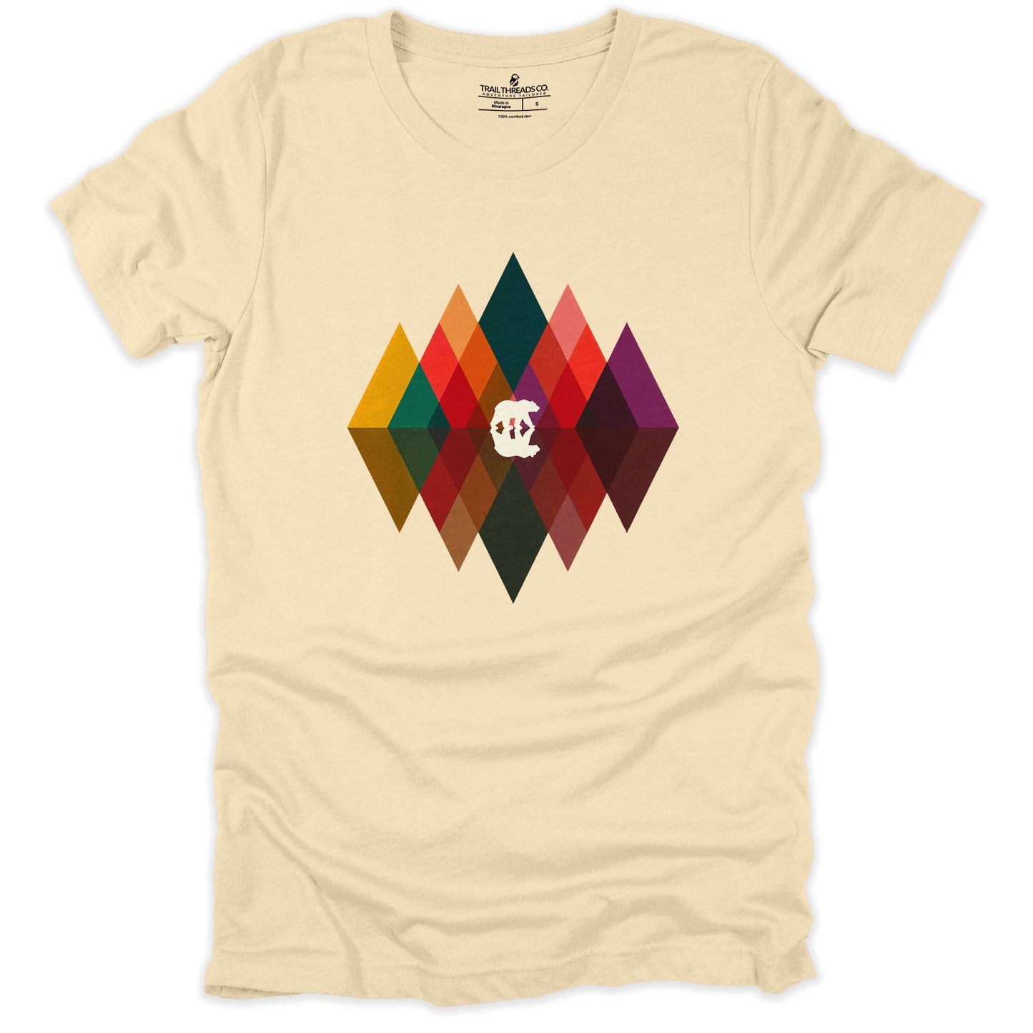 Geometric Wilderness Bear T-shirt