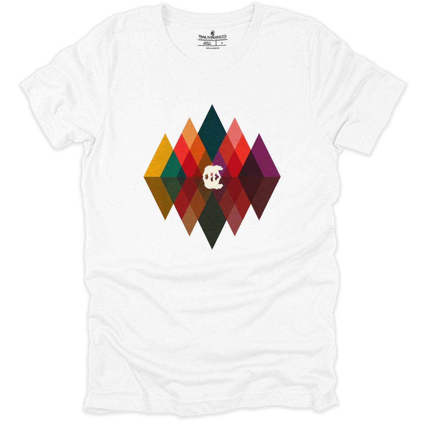 Geometric Wilderness Bear T-shirt