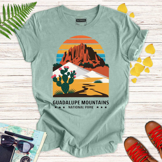 Guadalupe Mountains National Park Desert Landscape T-shirt