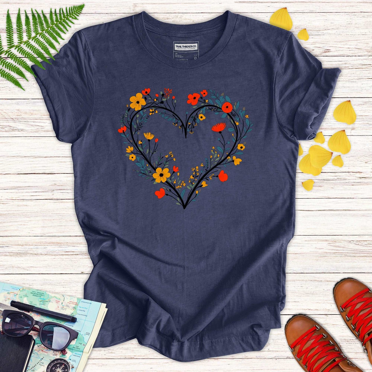 Floral Heart T-shirt