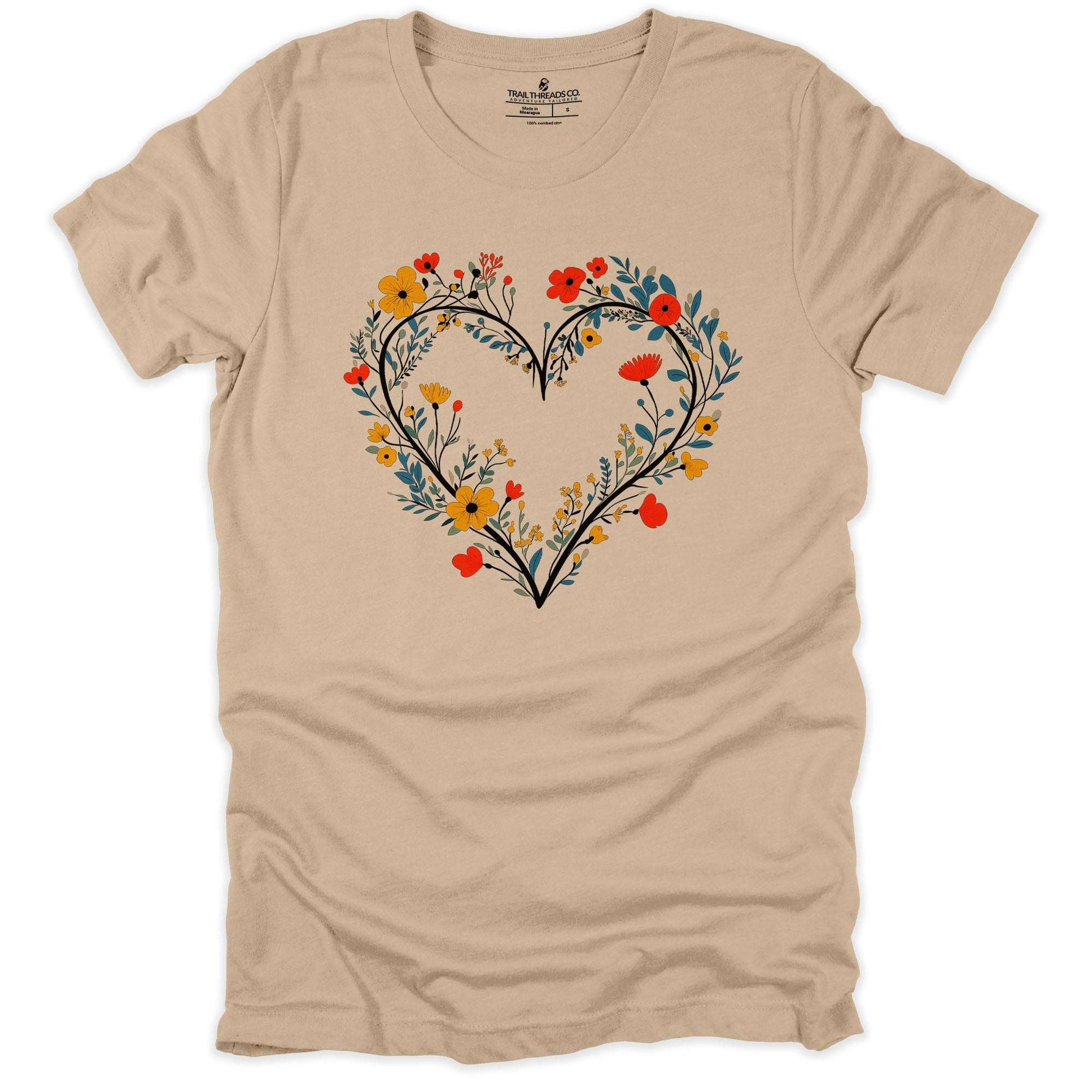 Floral Heart T-shirt