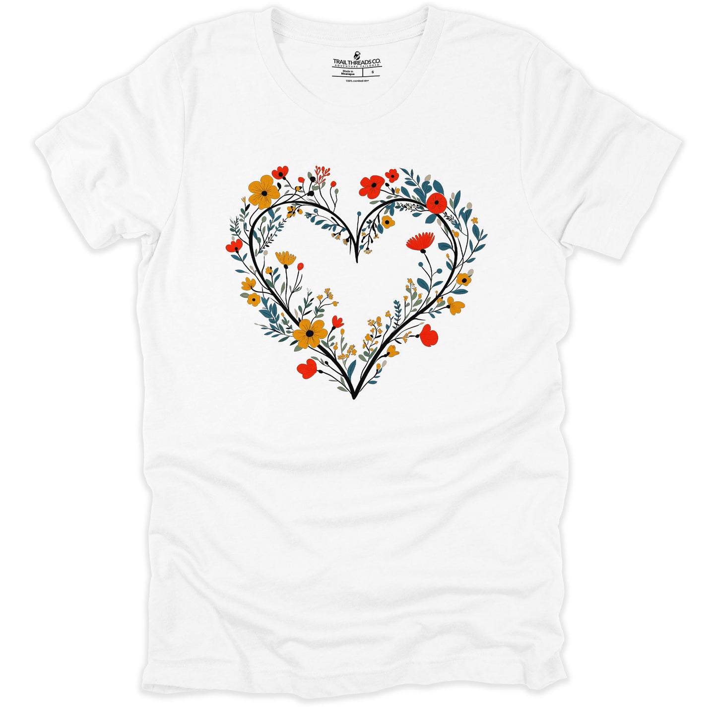 Floral Heart T-shirt