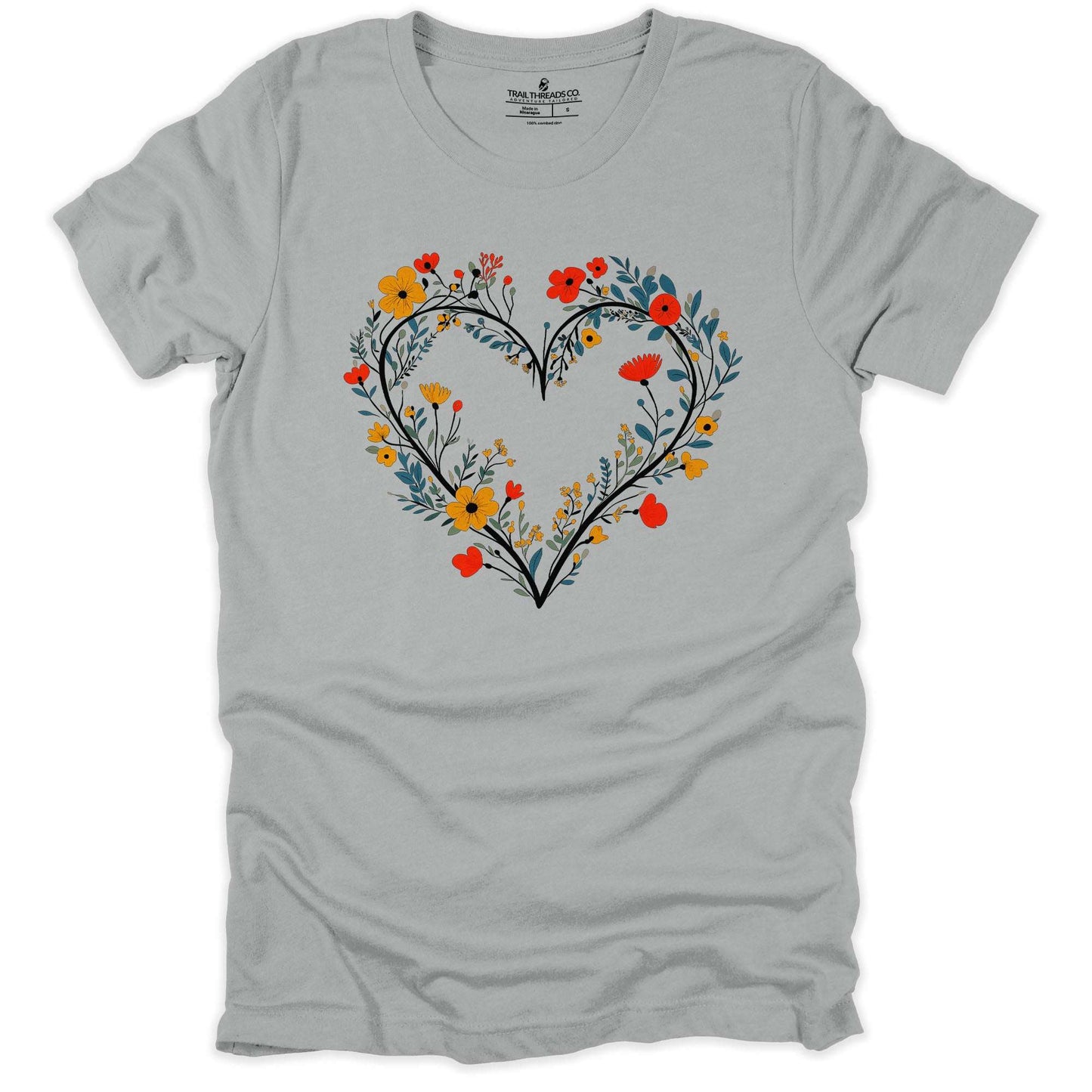 Floral Heart T-shirt