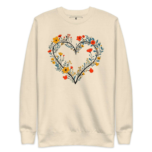 Floral Heart Sweatshirt