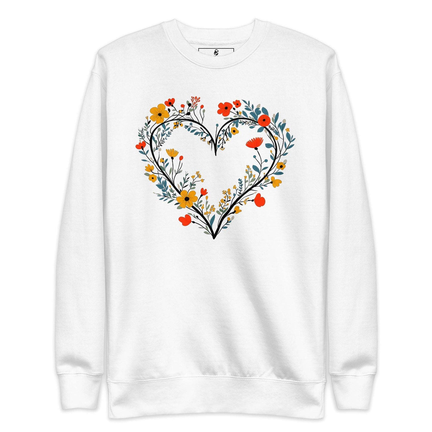 Floral Heart Sweatshirt