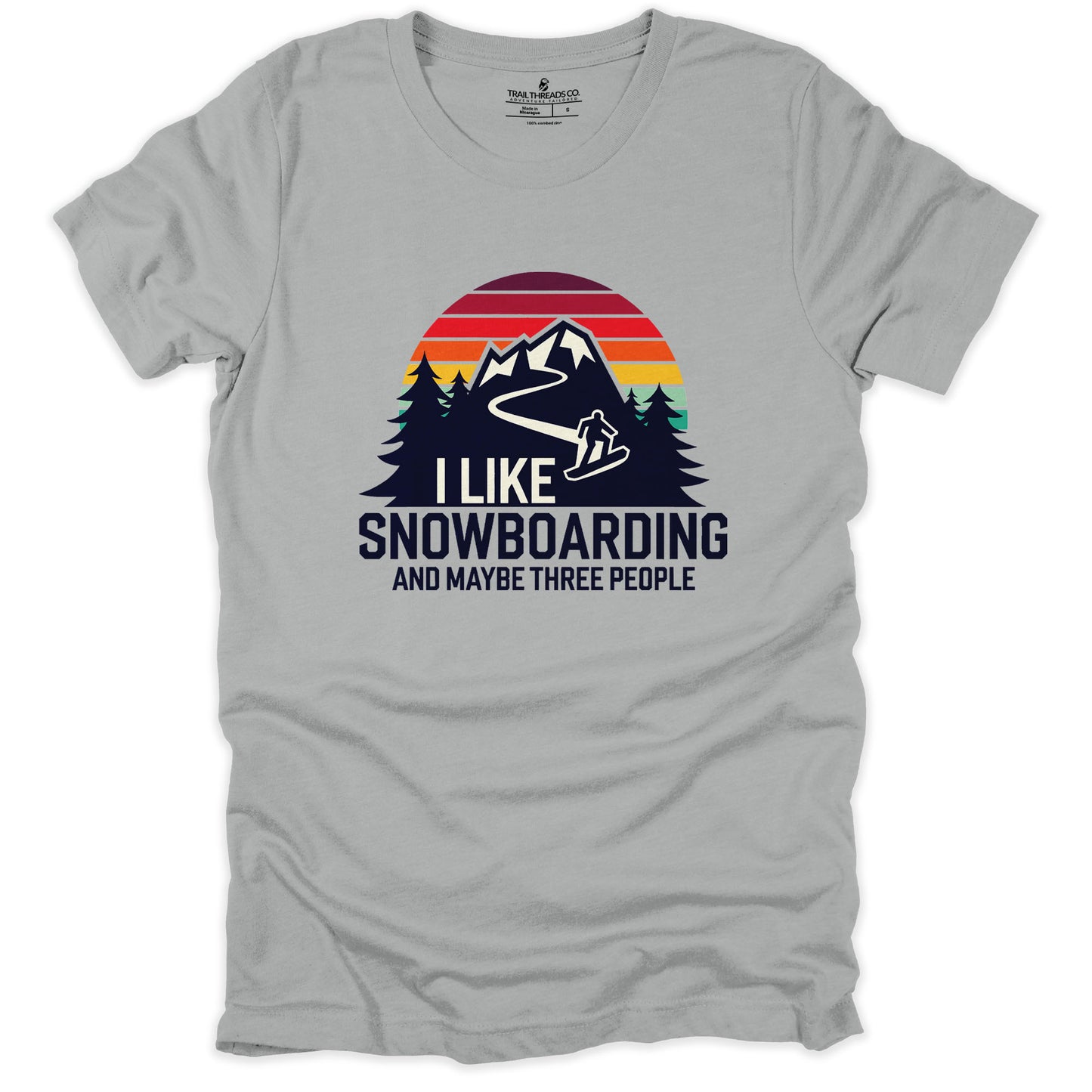 I like Snowboarding T-shirt