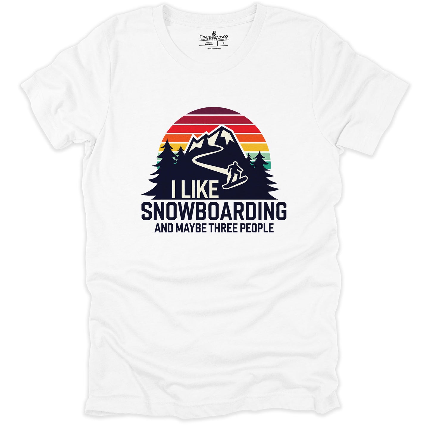 I like Snowboarding T-shirt