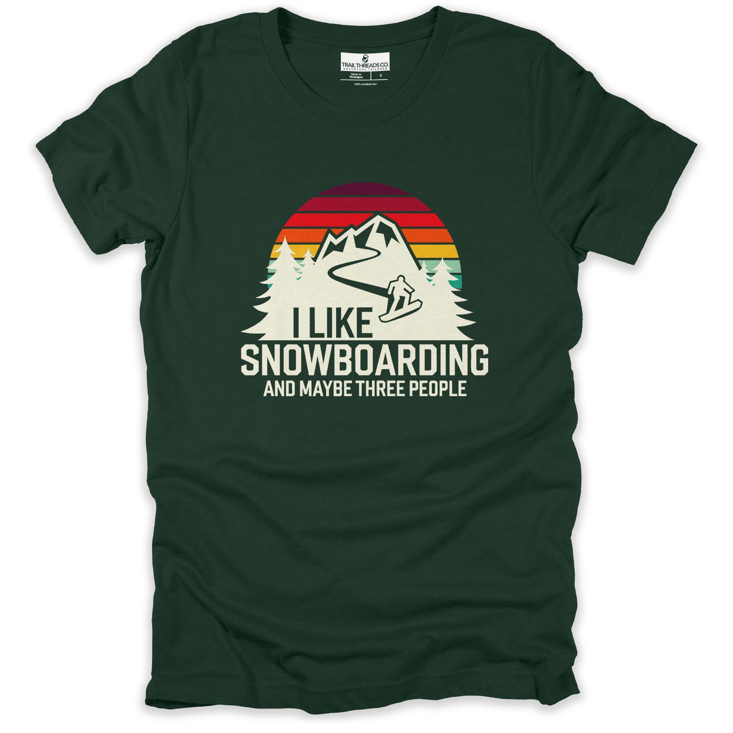 I like Snowboarding T-shirt