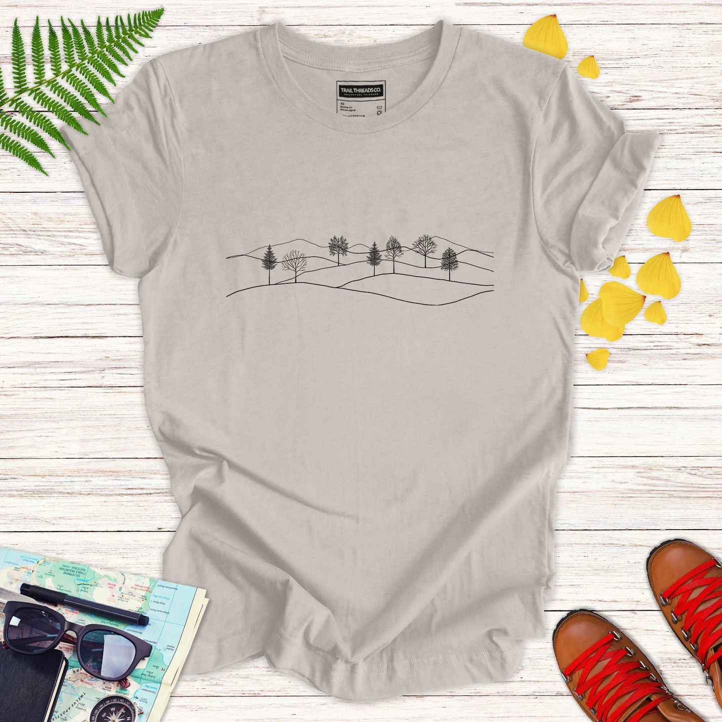 Minimalist Meadow T-shirt - Trail Threads Co. Limited