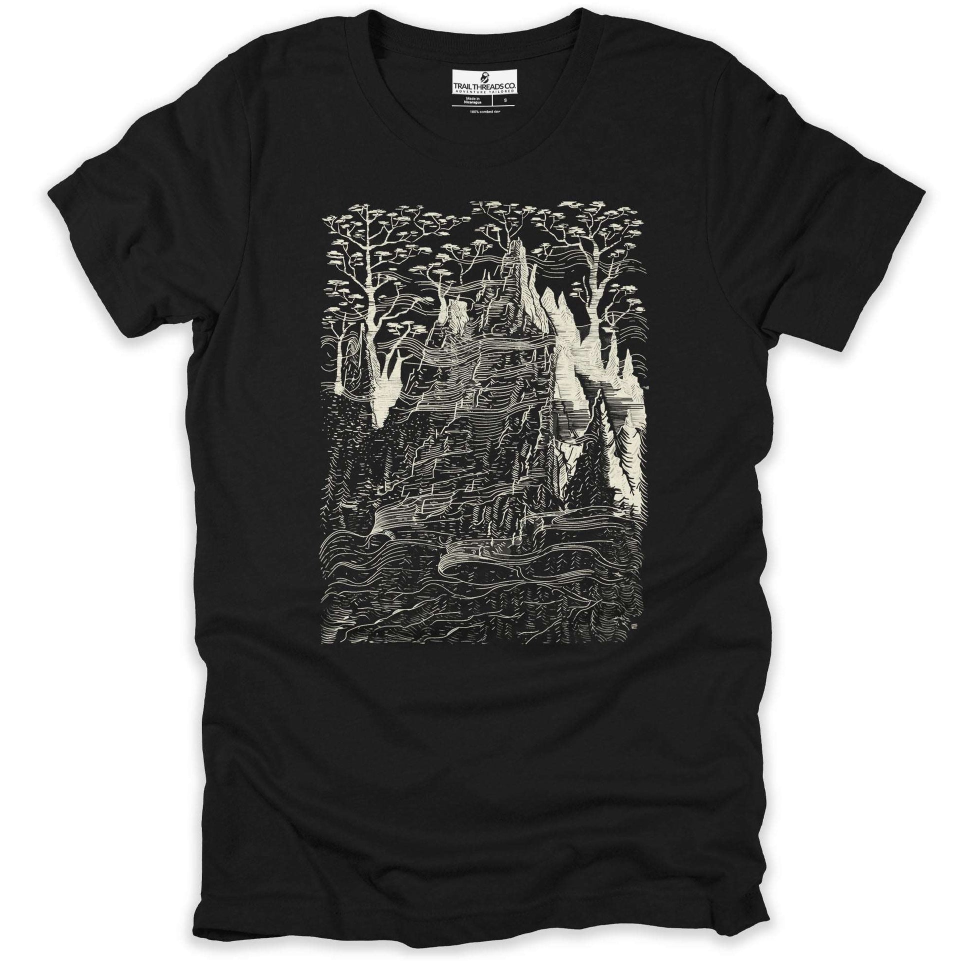 Misty Mountain Morning T-shirt