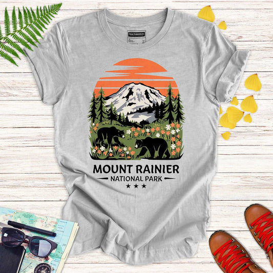 Mount Rainier National Park Wildlife T-shirt