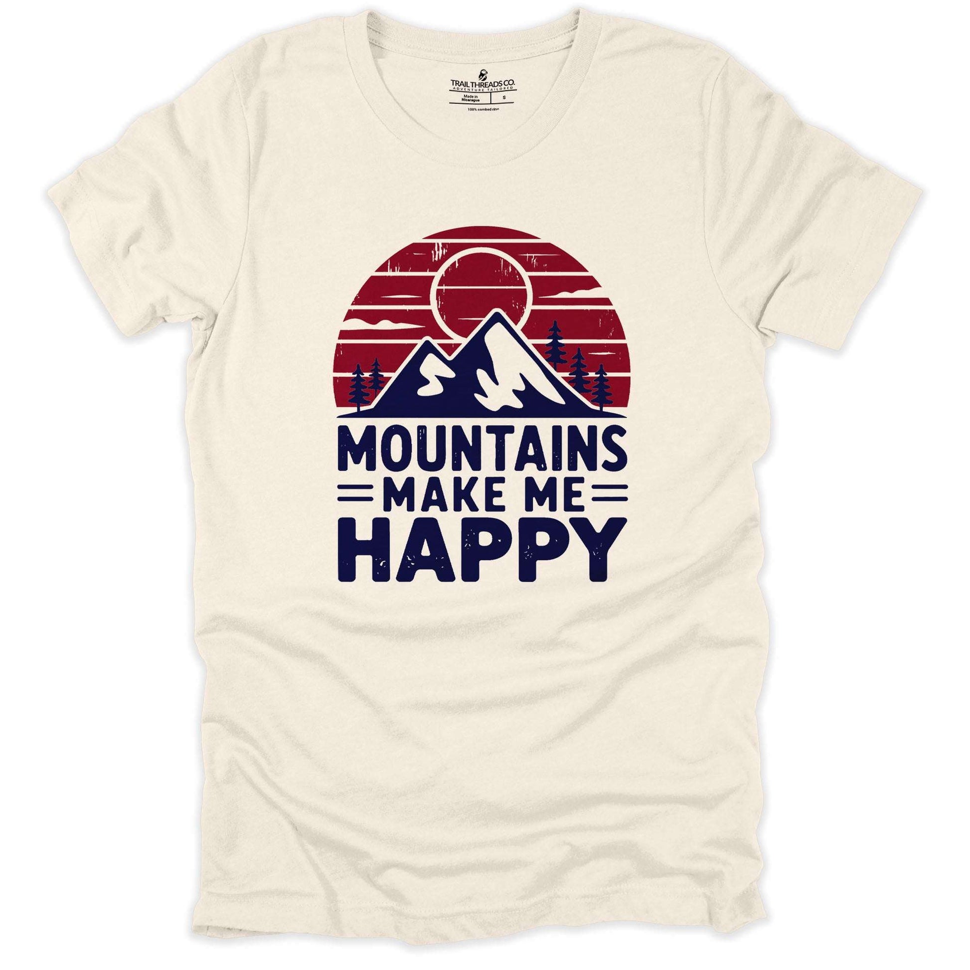 Mountains Make Me Happy T-shirt