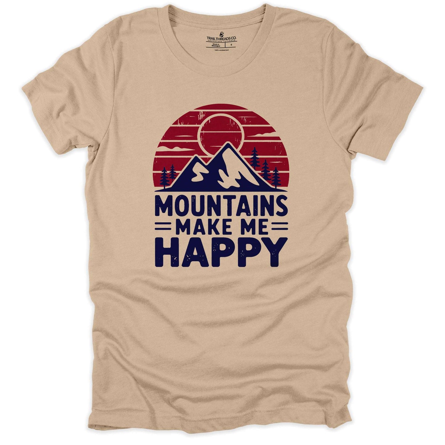 Mountains Make Me Happy T-shirt