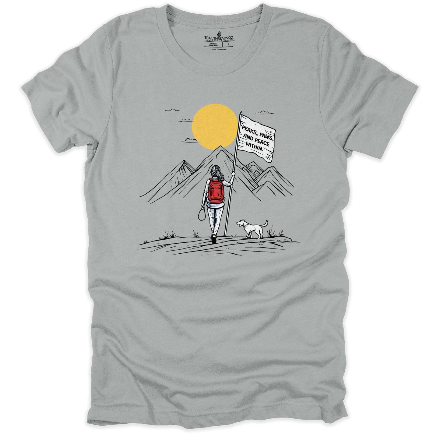 Peaks, Paws, and Peace Adventure T-shirt