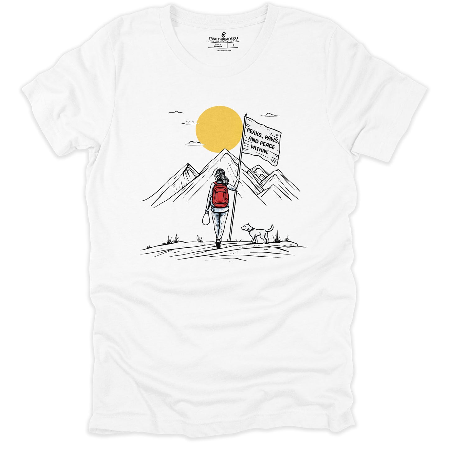 Peaks, Paws, and Peace Adventure T-shirt