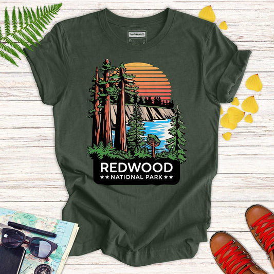 Towering Majesty Redwood National Park T-shirt