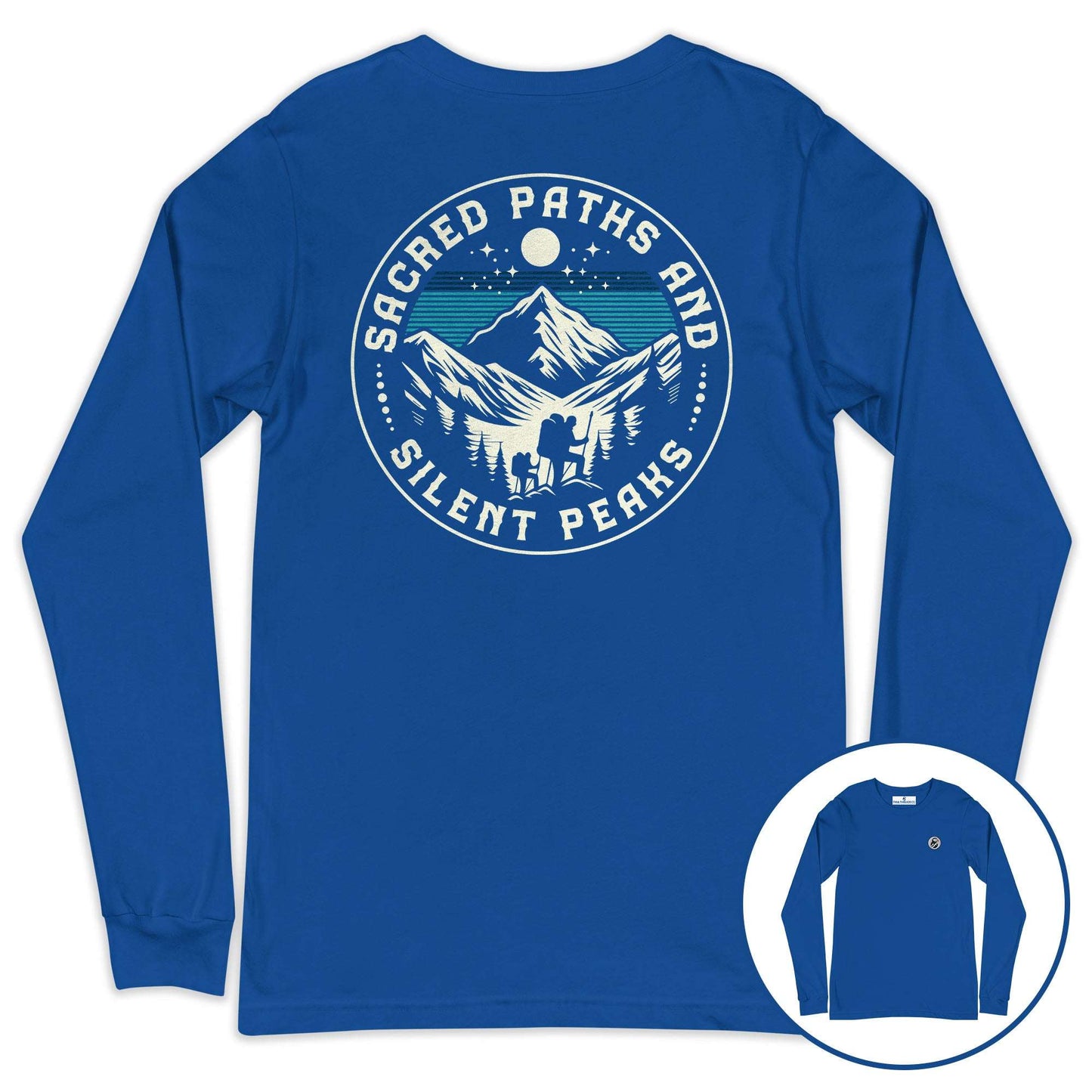 Sacred Paths, Silent Peaks Long Sleeve Tee