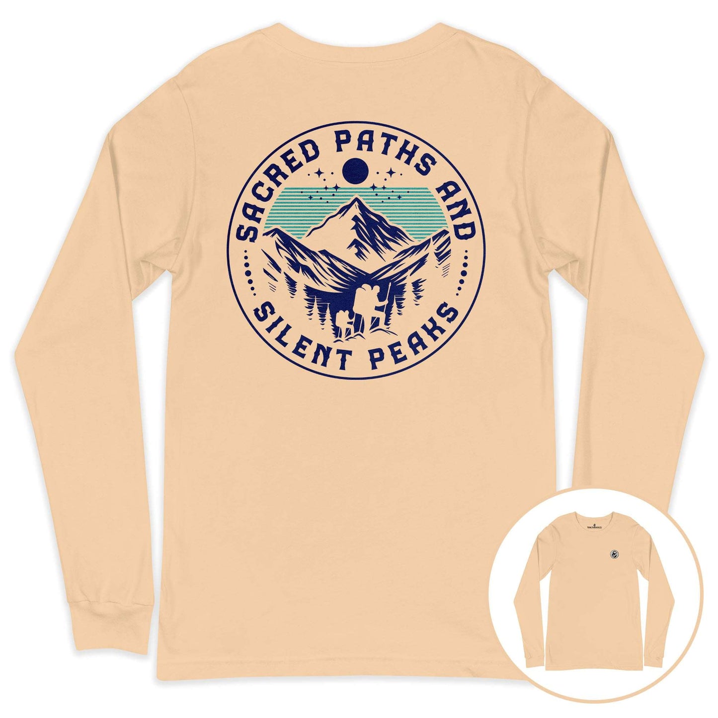 Sacred Paths, Silent Peaks Long Sleeve Tee