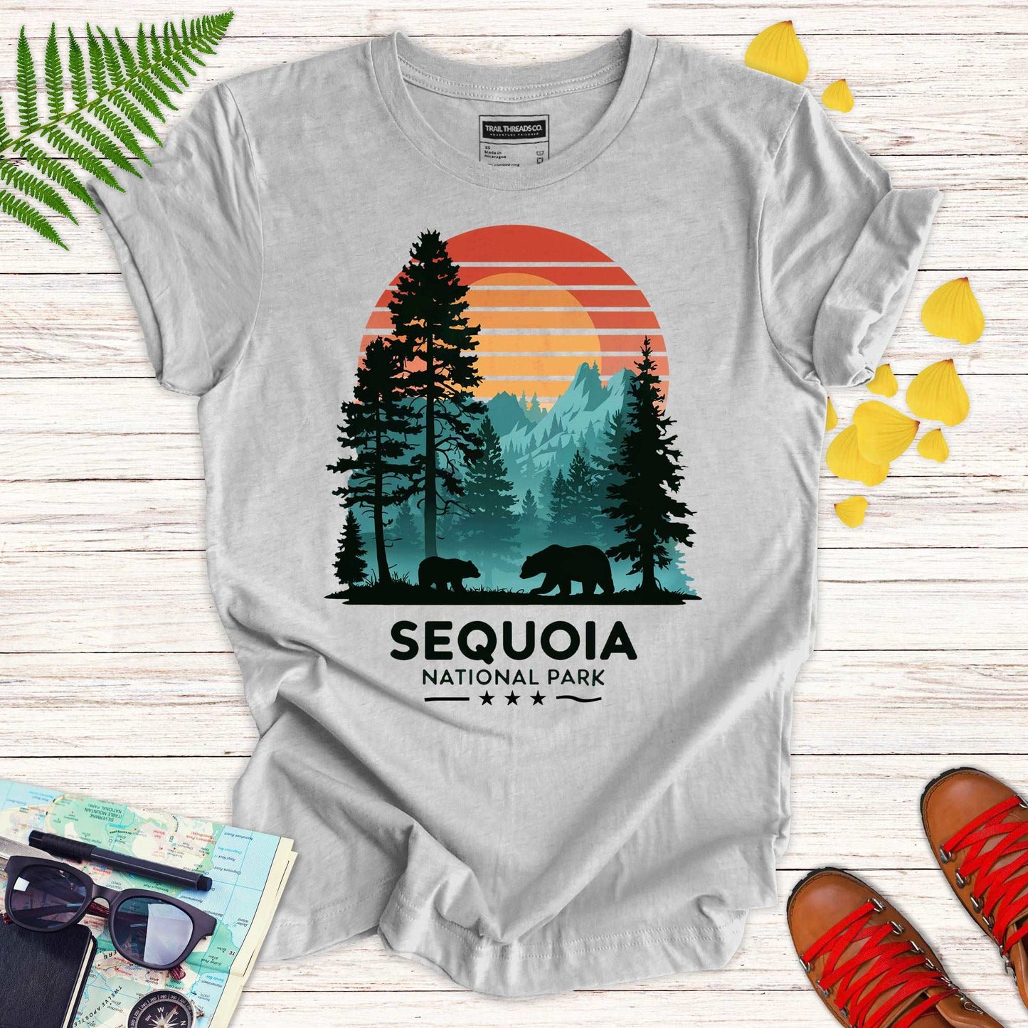 Sequoia National Park Bear Family T-shirt