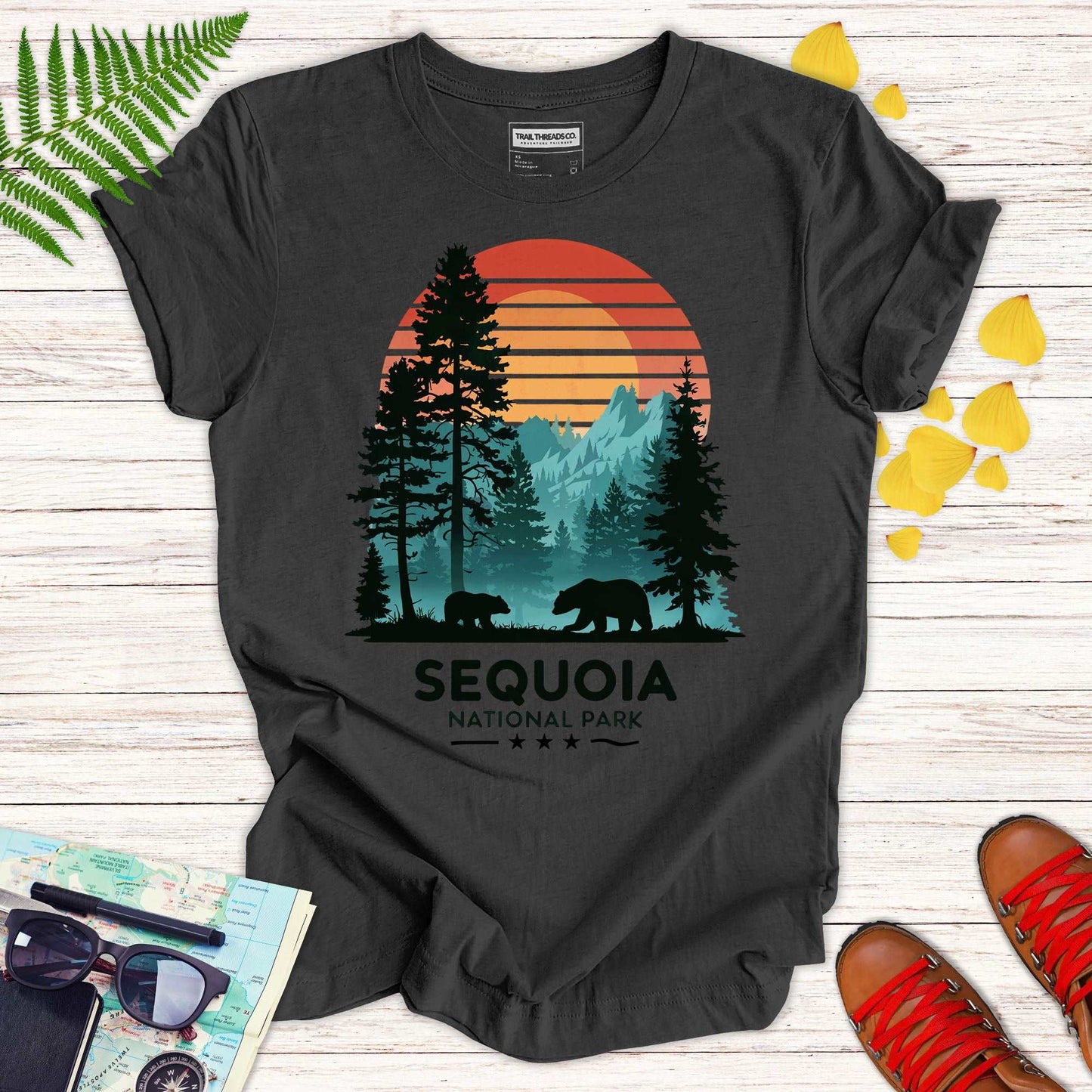 Sequoia National Park Bear Family T-shirt