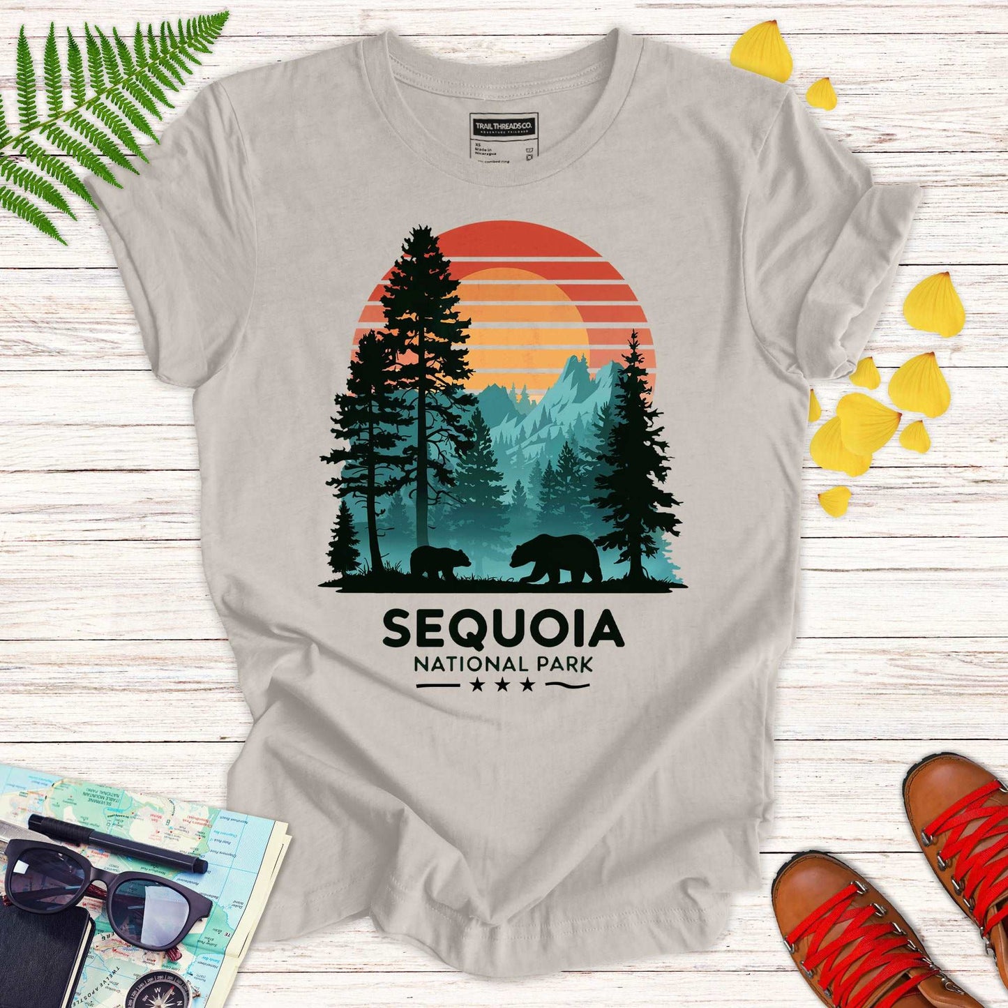 Sequoia National Park Bear Family T-shirt