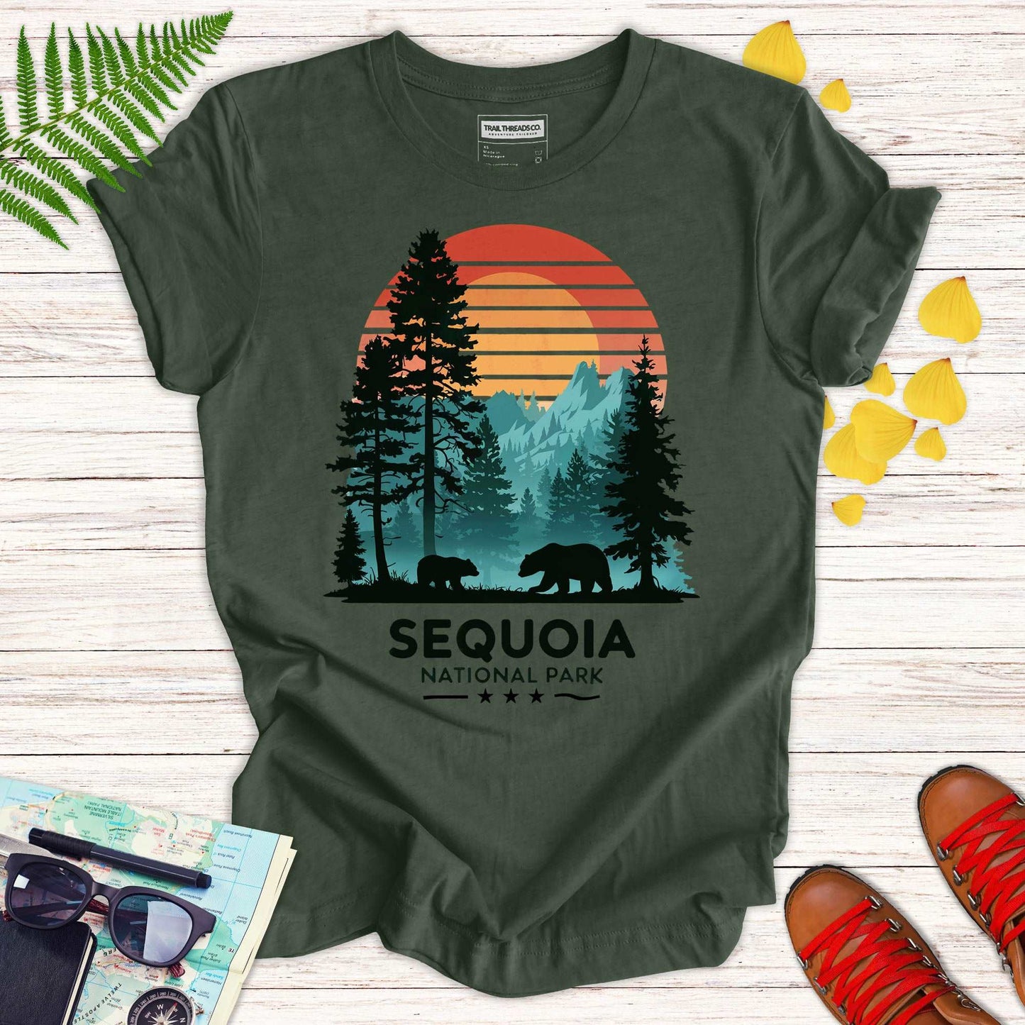 Sequoia National Park Bear Family T-shirt