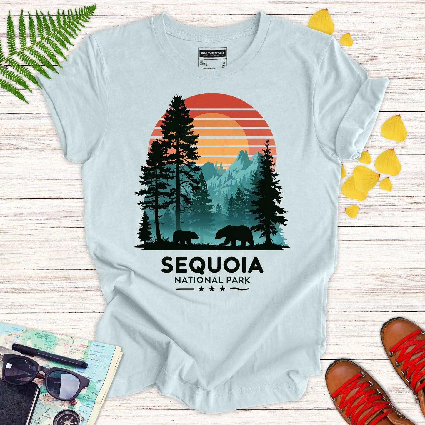 Sequoia National Park Bear Family T-shirt