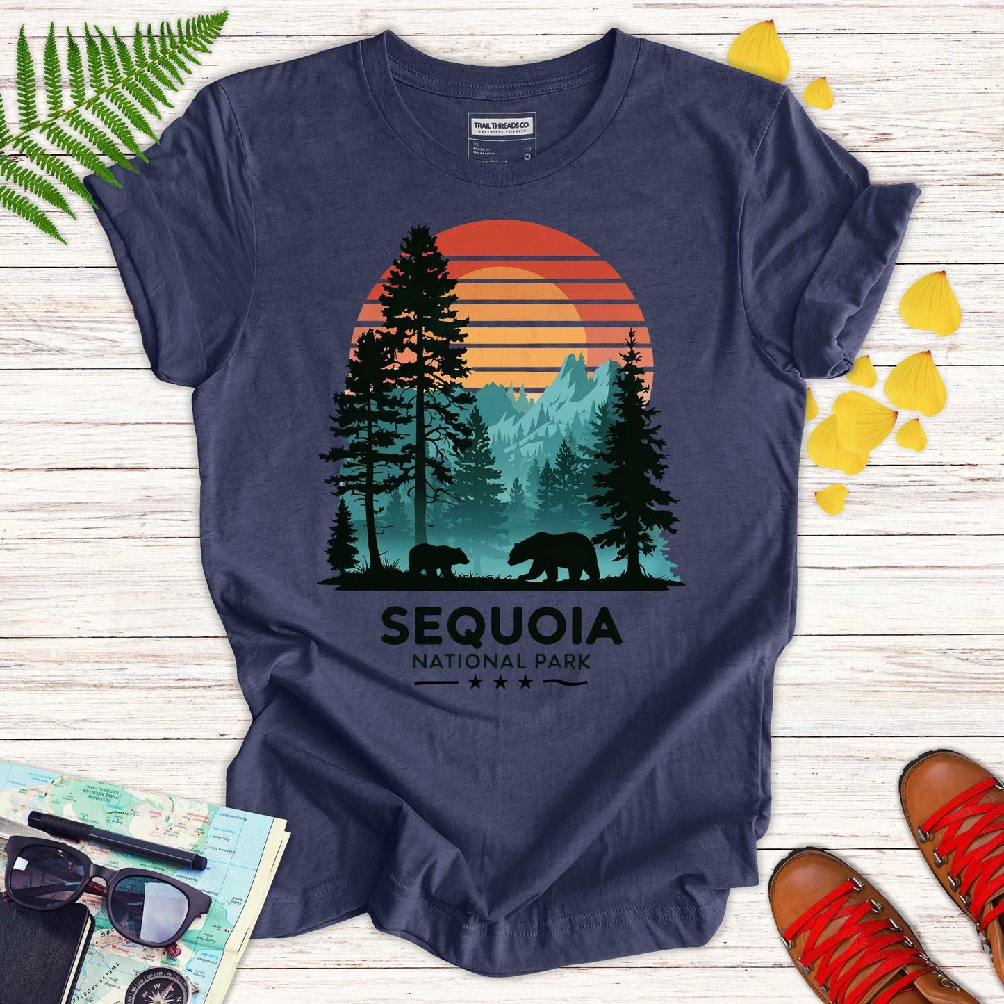 Sequoia National Park Bear Family T-shirt