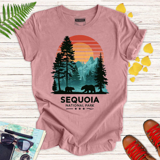 Sequoia National Park Bear Family T-shirt