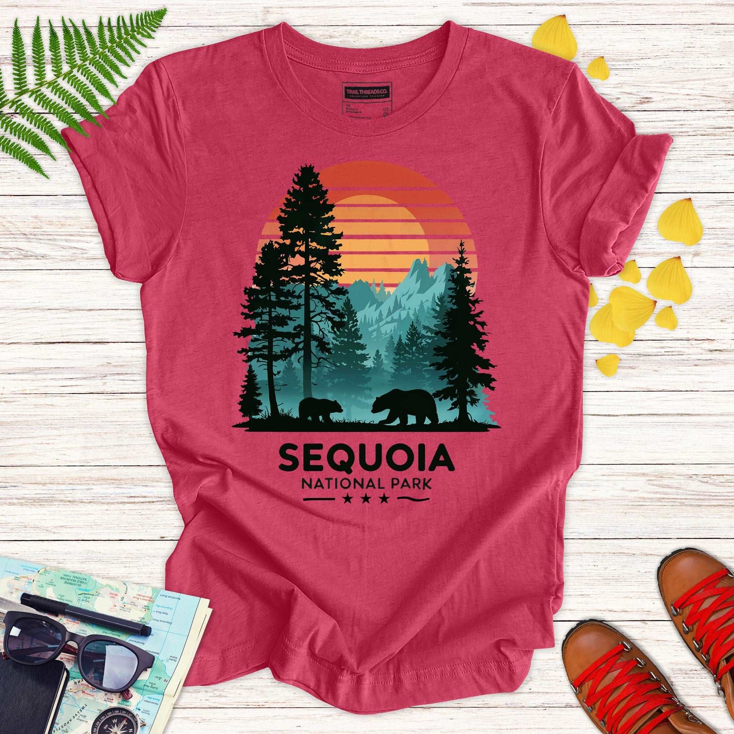 Sequoia National Park Bear Family T-shirt