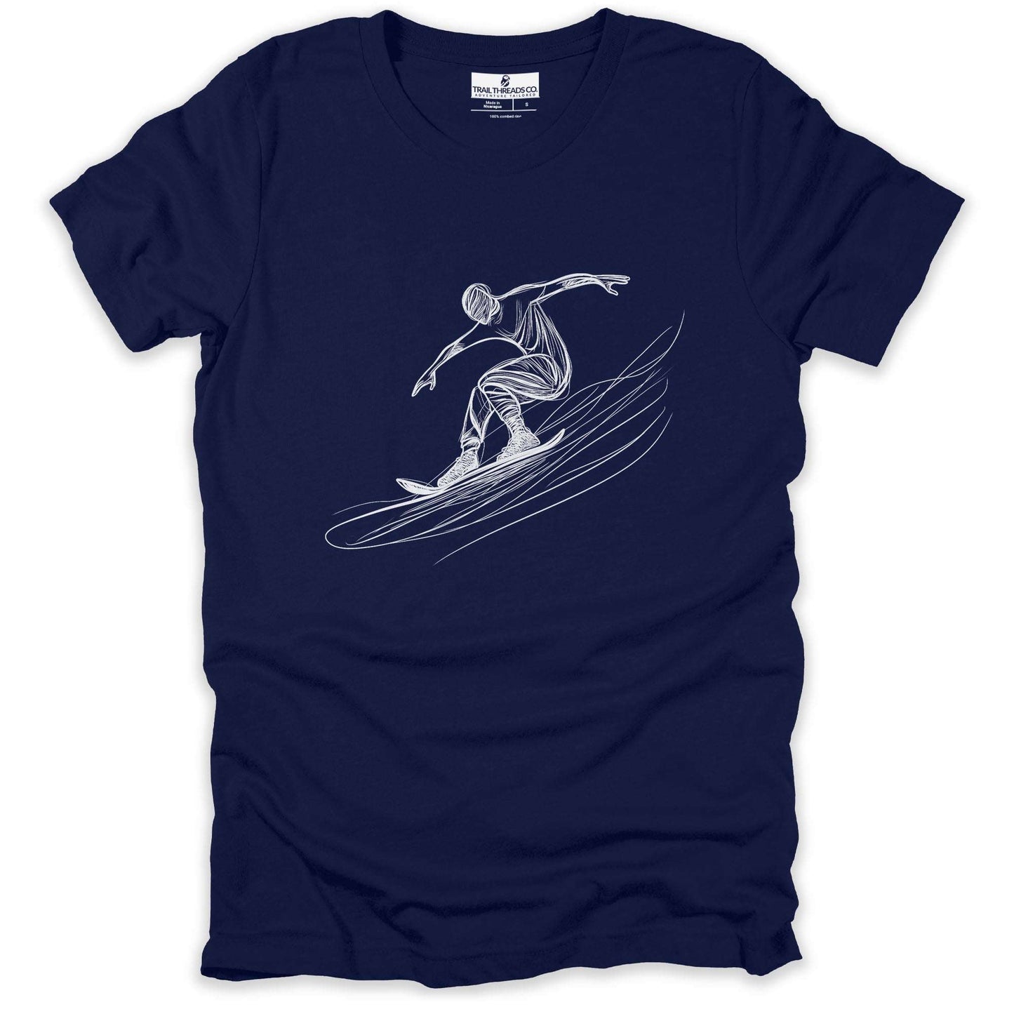 Snowboarder Edge Glide T-shirt