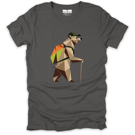 Geometric Explorer Bear T-shirt