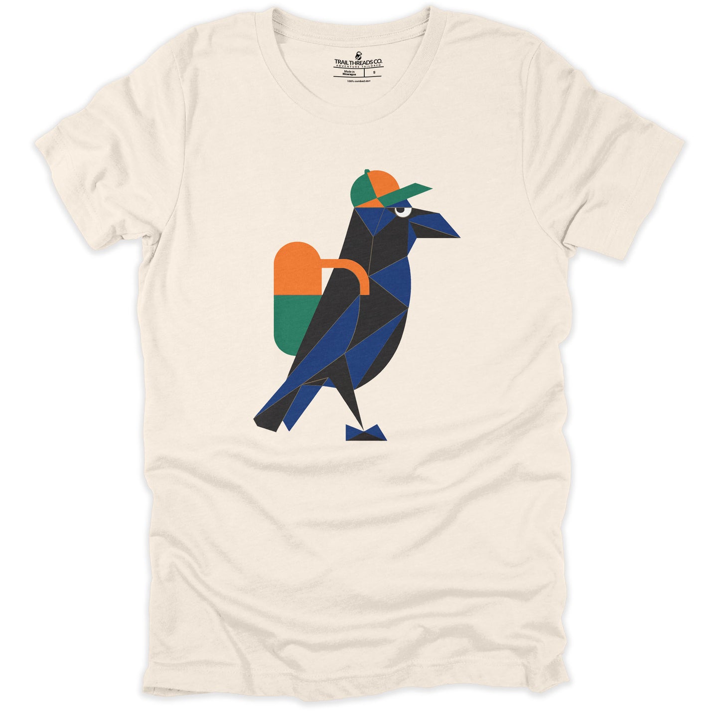 Geometric Raven Trekker T-shirt