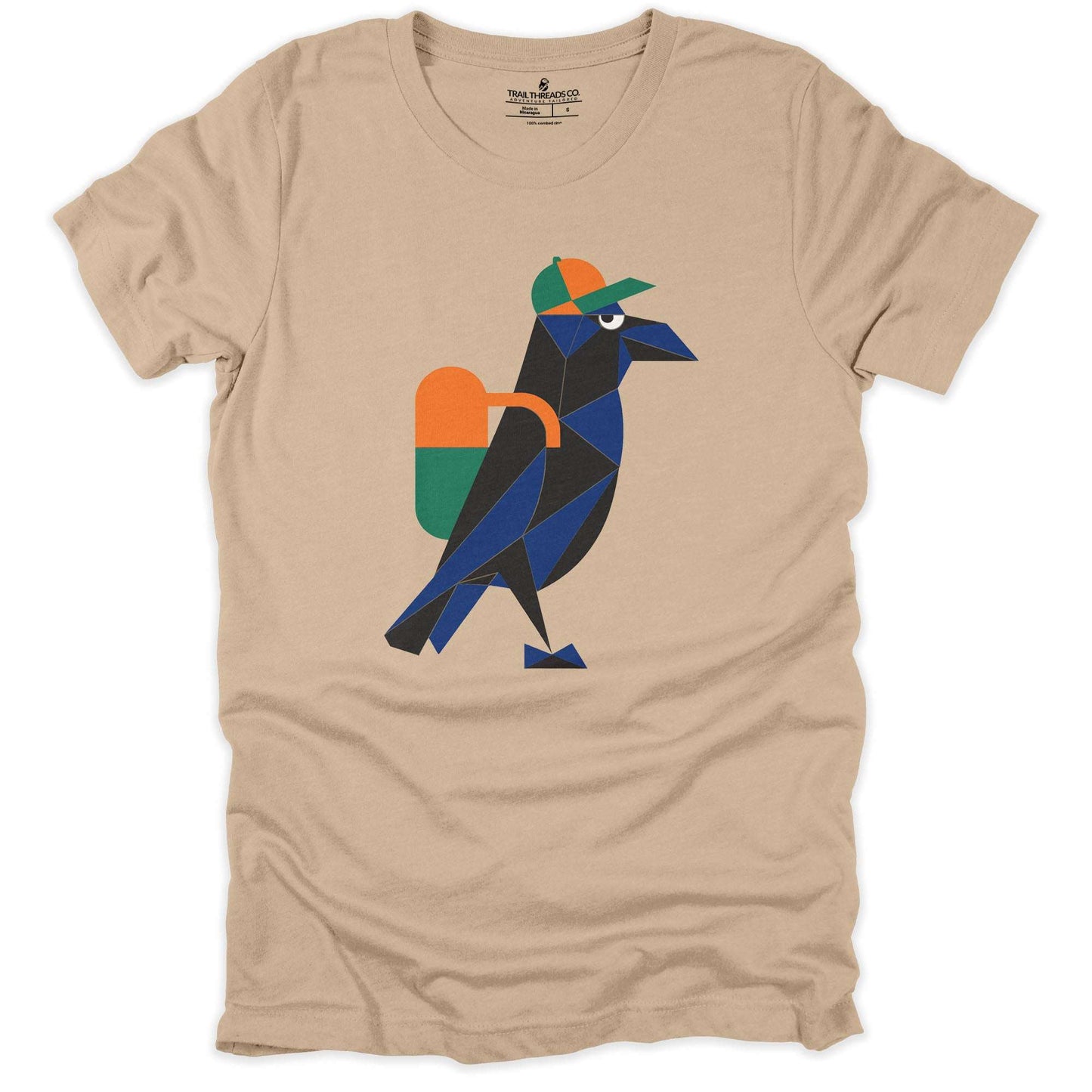 Geometric Raven Trekker T-shirt