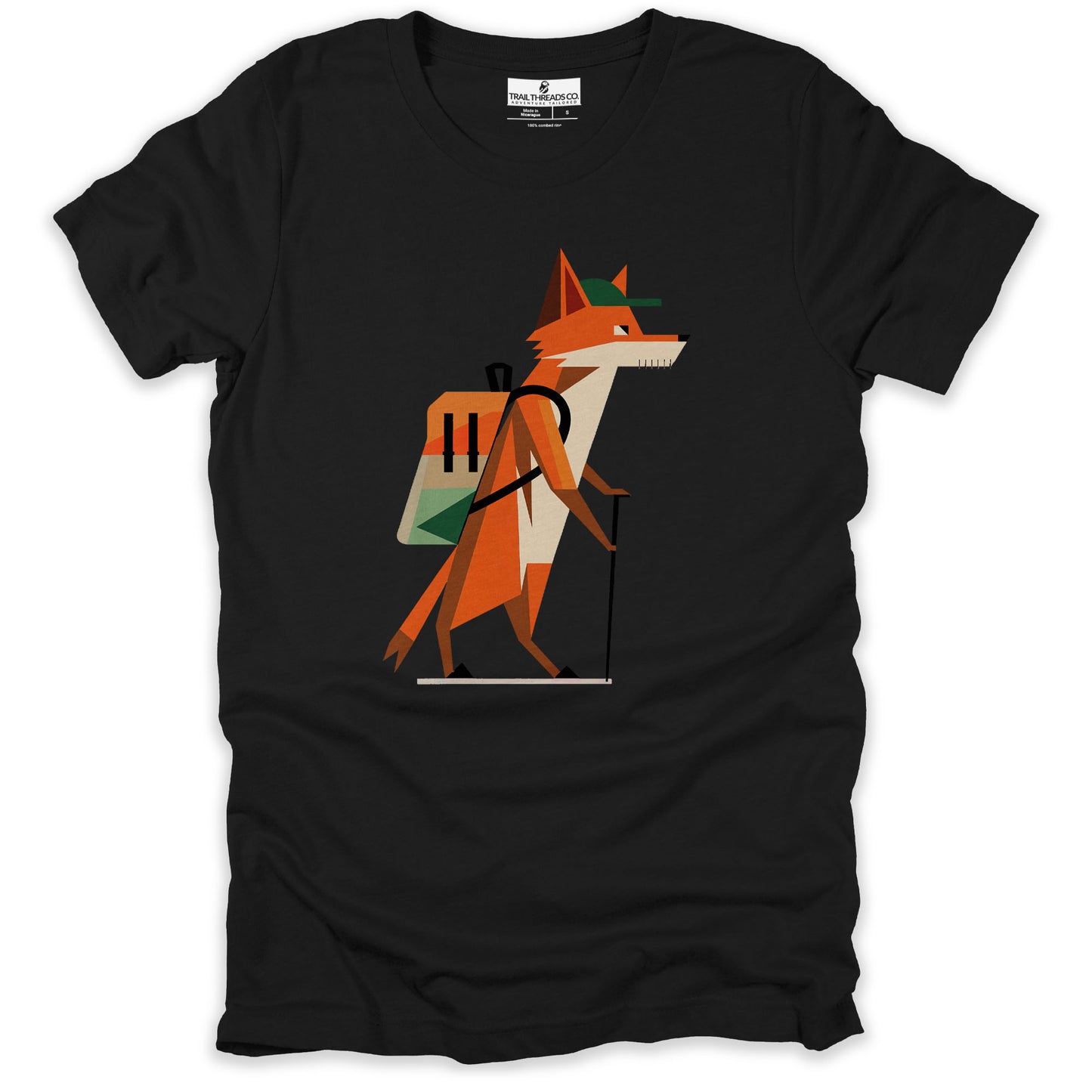 Geometric Trekker Fox T-shirt