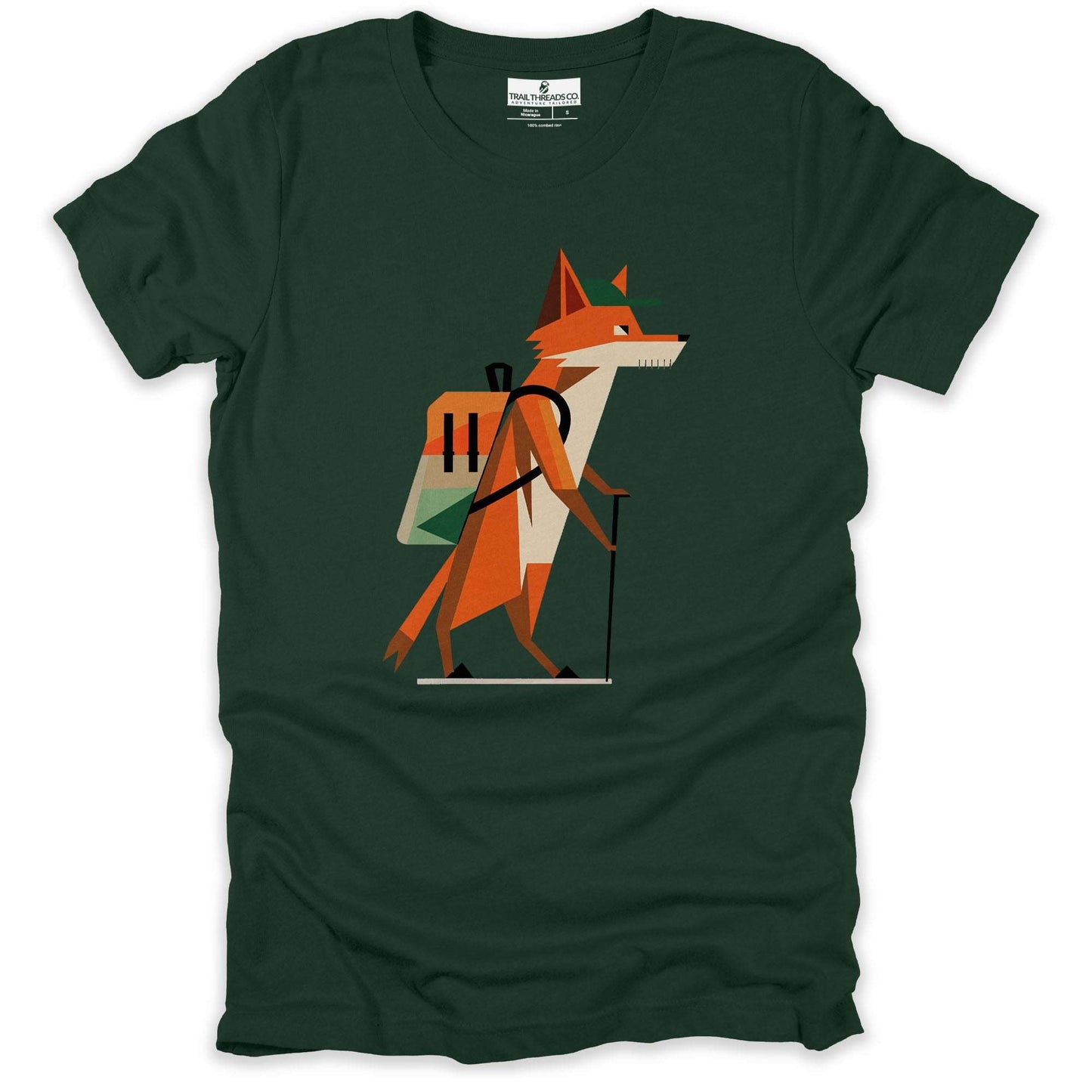 Geometric Trekker Fox T-shirt